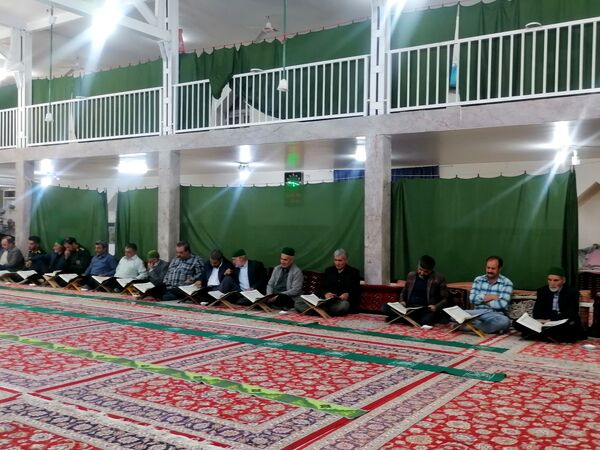 محفل انس با قرآن کریم در مسجد جامع شهر بار نیشابور 