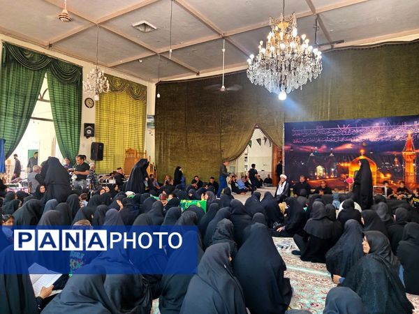 مراسم تشییع نمادین پیکر امام رضا (ع) در کاشمر