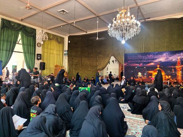مراسم تشییع نمادین پیکر امام رضا (ع) در کاشمر
