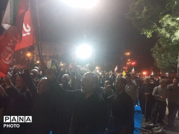 کامیاران در شب صد و سی و پنجم؛ طنین همدلی با نیروهای مسلح را سر داد
