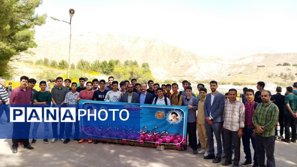 بازدید دانش آموزان پایه دهم دبیرستان شاهد ابوذر غفاری از سد اردوگاه باغرود 