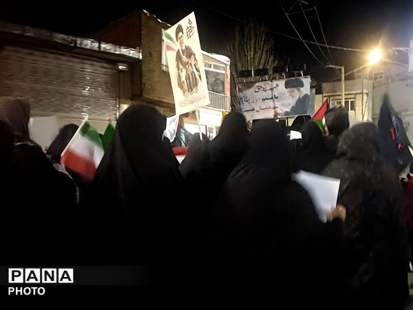 وفاداران جورقان در میدان؛ راهپیمایی باشکوه مردم در سوگ رهبر مجاهد