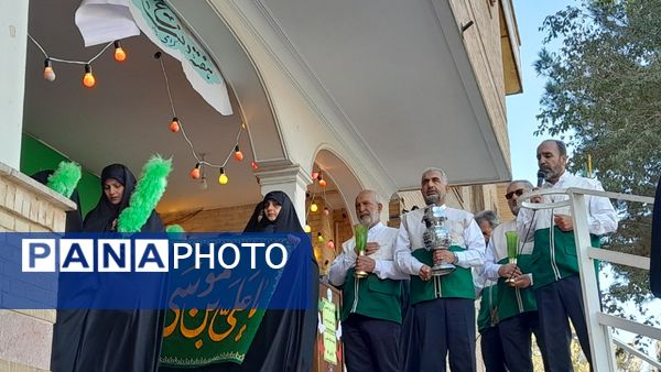 آغاز مهر با حضور خادمین حرم امام رضا(ع) در مدرسه عباسقلی رهگذر شهریار