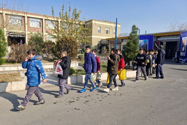 بازدید دانش آموزان ناحیه دو شهرری از نمایشگاه پژوهش اداره کل شهرستانهای استان تهران 