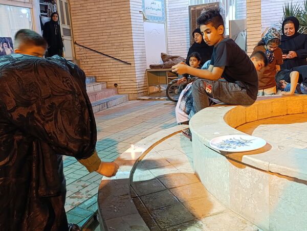 مراسم شام غریبان شهدای دشت کربلا در مسجد صاحب الزمان آشخانه 