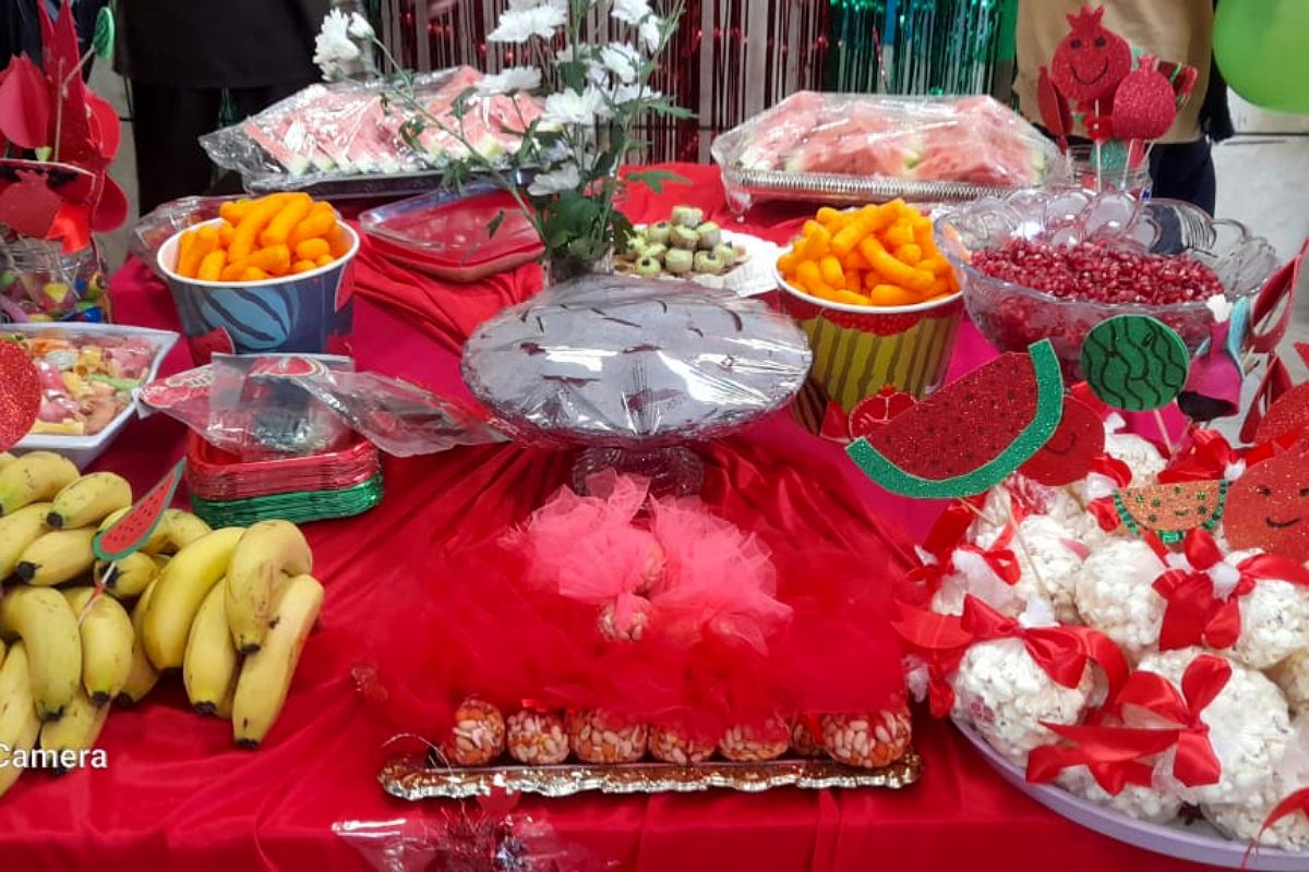 یلدای ایرانی در مدرسه نشر علم ورامین