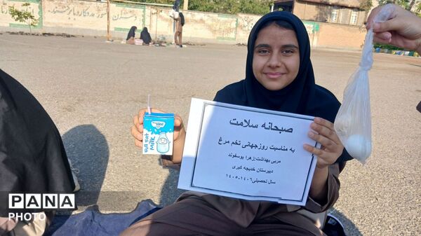 صبحانه سلامت، طلوعی از نشاط و شادابی در دبیرستان خدیجه کبری (س) سلسله