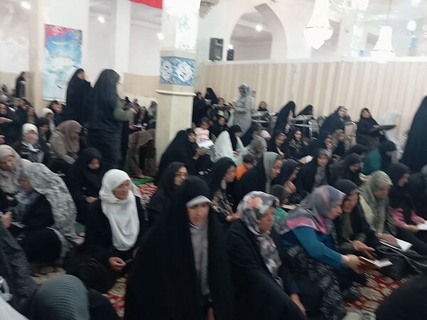 تلاوت دعای کمیل در شهرستان کاخک