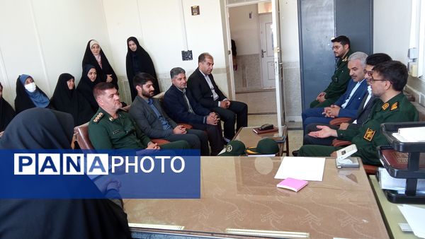 انتصاب فرمانده حوزه بسیج دانش‌آموزی حضرت ثارالله(ع) شهرستان بن 