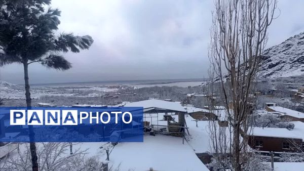 سفیدپوش شدن روستاهای یزد به روایت تصویر