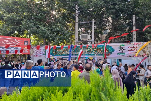 حضور پرشور مردم شهریار در راهپیمایی کیلومتری غدیر 