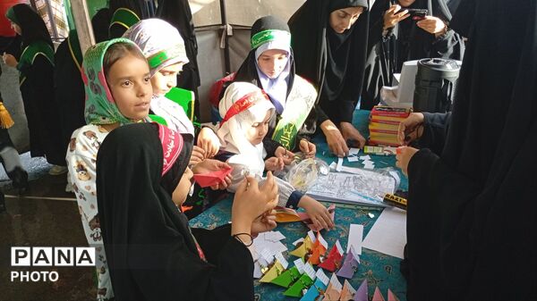 موکب دانش آموزی ،جلوه ای از عشق حسینی