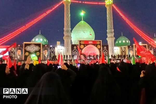 وداع با آقای شهید ایران در آستان مقدس جمکران