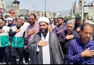 عزاداری شهادت امام صادق(ع) در رودان 