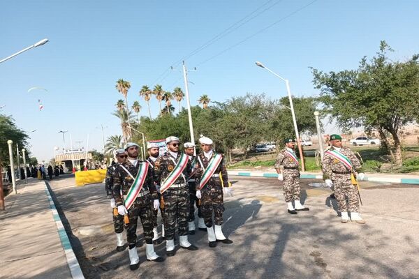 تشییع پیکر پاک شهید گمنام پدافندهوایی در بهبهان