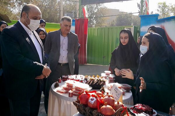 جشنواره انار در دبیرستان حجاب ورامین 