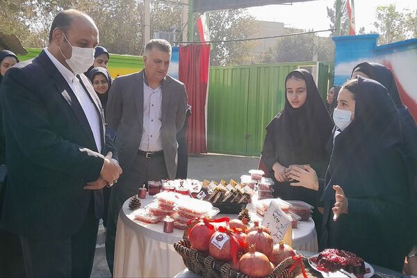 جشنواره انار در دبیرستان حجاب ورامین 
