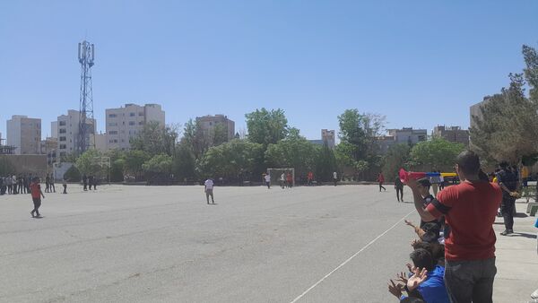 برگزاری مرحله فینال فوتسال درون مدرسه‌ای هنرستان شهید دیواندری سبزوار