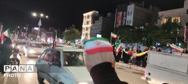  شکوه و اقتدار رژه خودرویی در حسینیه فضل 