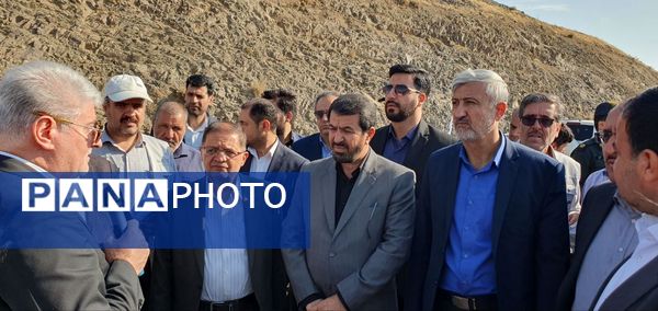 بازدید میدانی استاندار همدان از سد مخزنی خرم‌رود تویسرکان