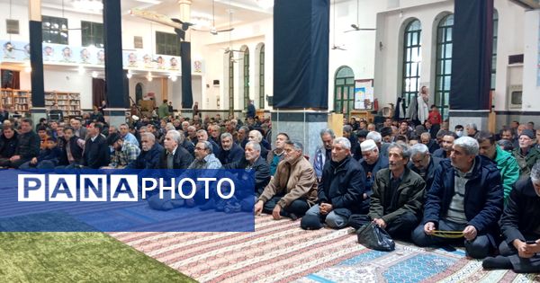 مراسم وفات ام الشهدا حضرت ام‌البنین در مسجد قدس نیشابور 