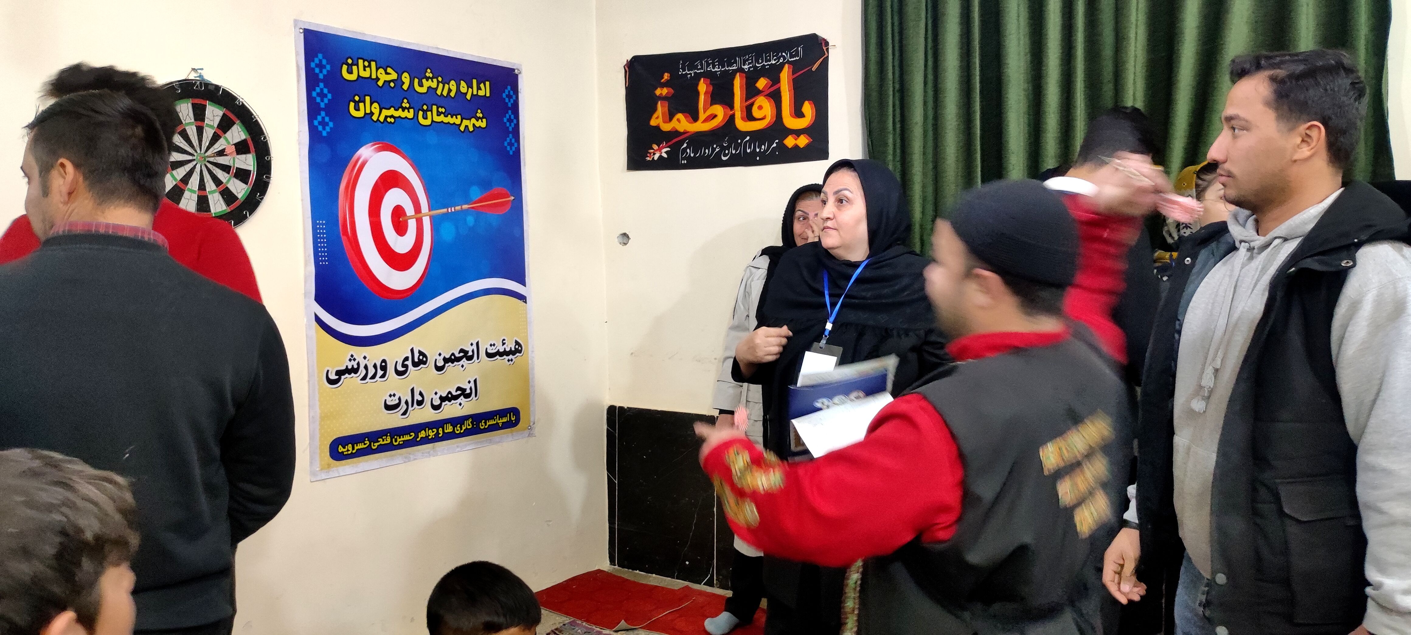 برگزاری مسابقه دارت در مسجد سجادیه شهر خانلق