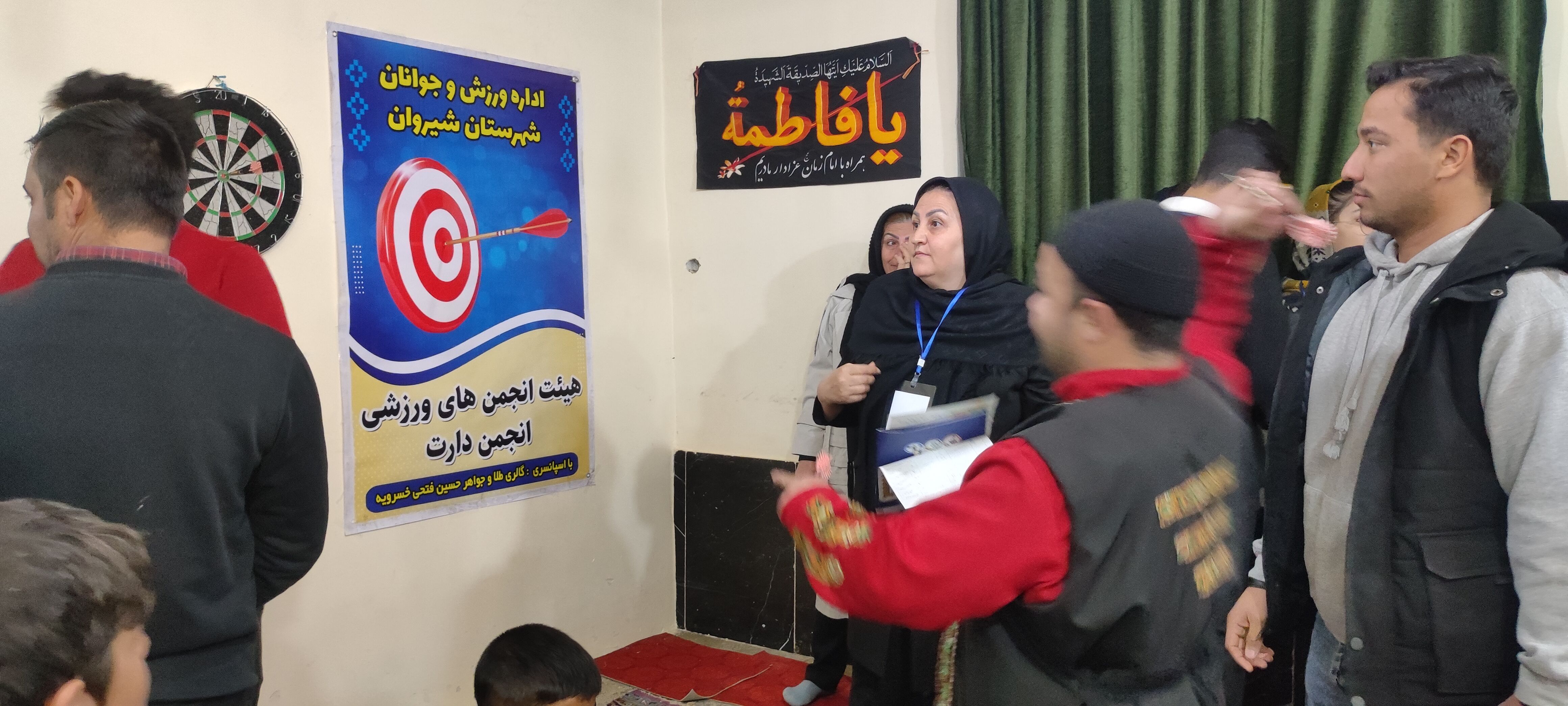 برگزاری مسابقه دارت در مسجد سجادیه شهر خانلق