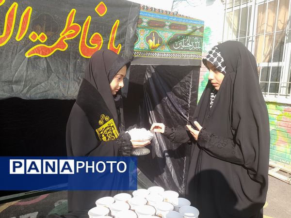 مراسم شهادت حضرت زهرا در دبستان شهید فیاض‌بخش ناحیه ۵ مشهد