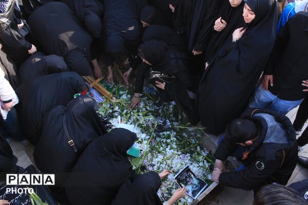 تشییع و تدفین پیکر شهید امیرحسن کاظمی