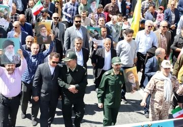 حضور پرشور مردم مهاجران در راهپیمایی روز قدس؛ تجلی وحدت و استکبارستیزی 