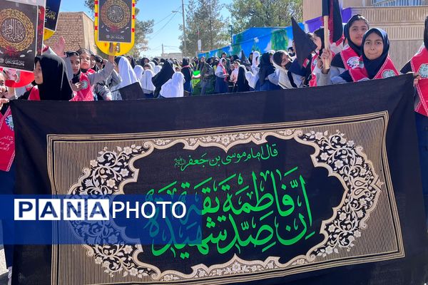 شهادت حضرت فاطمه (س) در مدارس شهر سورمق