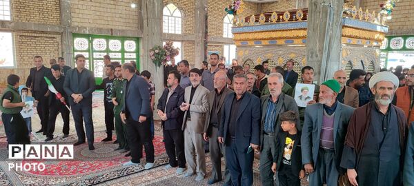 مراسم عزاداری شهادت قائد امت در روستای شیرمرد