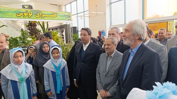 آیین نکوداشت خیر مدرسه ساز عبدالرضا وکیلی با حضور وزیر آموزش و پرورش در نیشابور 
