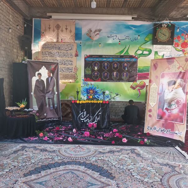 مراسم عزاداری شهدای خدمت در شهرستان فاروج