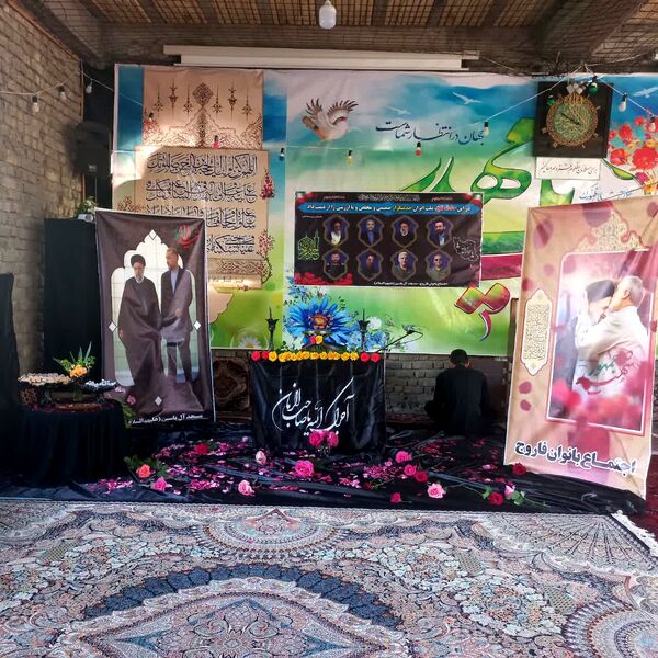 مراسم عزاداری شهدای خدمت در شهرستان فاروج