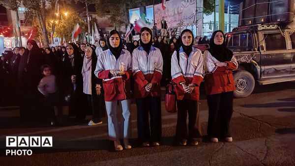نود و چهارمین موج مردم نظرآباد در تجمعات شبانه
