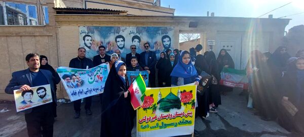 راهپیمایی با شکوه مردم دارالمومنین کاشان 
