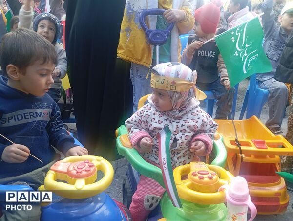 رژه خودرویی کودکان امام رضایی 