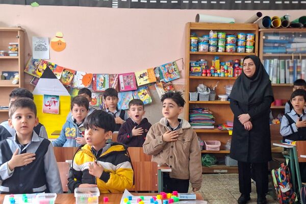 افتتاحیه طرح پژواک در کودکستان‌های قرچک