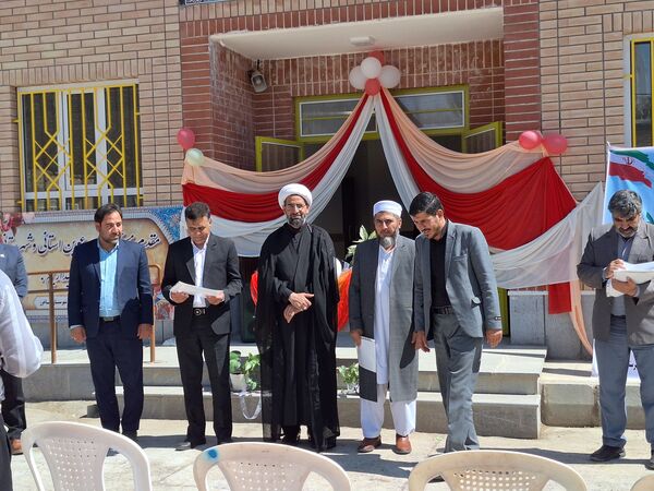 افتتاحیه آموزشگاه شش کلاسه در شهرستان باخرز