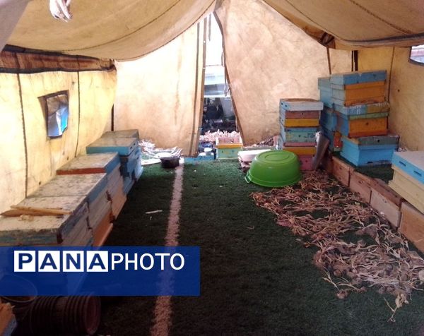 اردوی علمی‌تفریحی دانش‌آموزان دبیرستان میعاد قم در شهر کهک