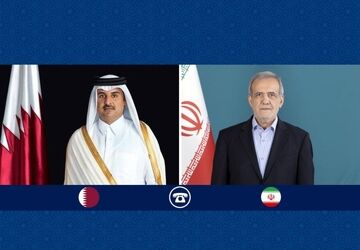 قدردانی رئیس‌جمهور از نقش قطر در کاهش تنش‌ها و پیشبرد روند دیپلماسی