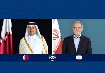 قدردانی رئیس‌جمهور از نقش قطر در کاهش تنش‌ها و پیشبرد روند دیپلماسی