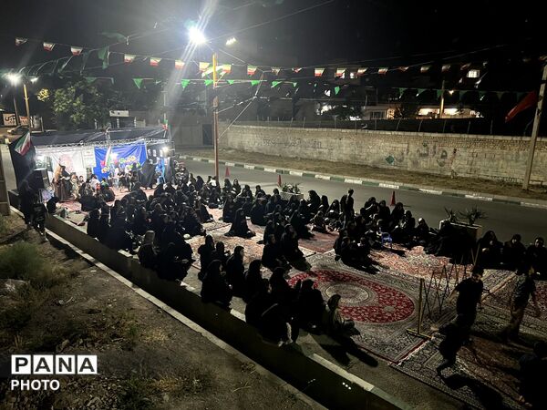 مراسم شور حسینی در ساوجبلاغ شهرک ینگی امام