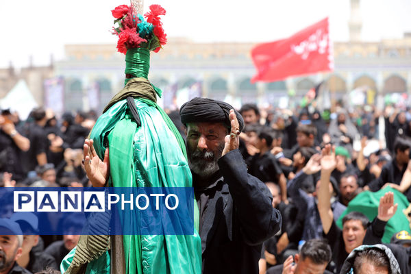 عزاداری روز تاسوعا در مسجد مقدس جمکران