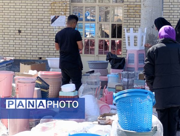 بازار شهر سفیددشت در آستانه عید نوروز