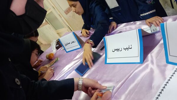انتخابات شورای دانش‌آموزی مدرسه هیأت امنایی فاطمه معصومه (س) سراب
