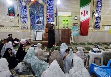  آیین معنوی اعتکاف در گچساران