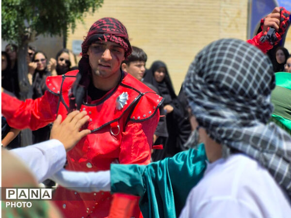 حضور مردم قادرآباد در آیین‌های عزاداری محرم