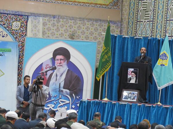 مراسم عزاداری شهیدان خدمت در مصلای امام خمینی(ره)  شهرستان بجنورد
